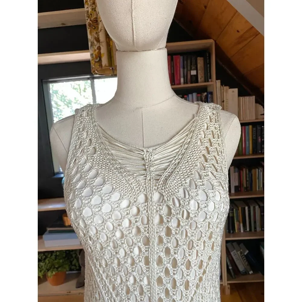 Crochet Open Knit Dress